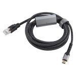 2 m RJ45 auf USB-C/Typ-C Hochgeschwindigkeits-Netzwerkkarten-Ethernet-Kabel – Bild 2