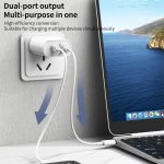 REMAX RP-U37 18W QC+PD Schnellladegerät mit 1m Type-C auf 8 Pin Kabel, US Plug, EU Plug – Bild 4