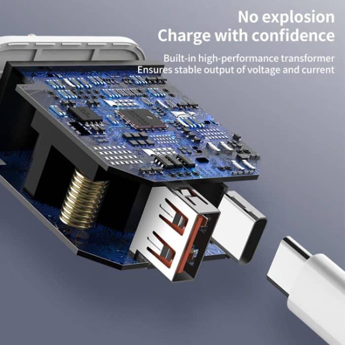 REMAX RP-U37 18W QC+PD Schnellladegerät mit 1m Type-C auf 8 Pin Kabel, US Plug, EU Plug – Bild 5