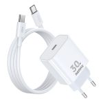 REMAX RP-U71 30W Typ-C All-kompatibles GaN-Ladegerät mit Datenkabel, EU Plug, UK Plug