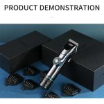 VGR V-256 5-Gang-Feineinstellung Digitalanzeige USB-Haarschneider mit Halter, V-256 – Bild 4