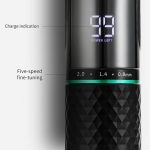 VGR V-256 5-Gang-Feineinstellung Digitalanzeige USB-Haarschneider mit Halter, V-256 – Bild 7