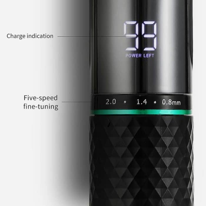 VGR V-256 5-Gang-Feineinstellung Digitalanzeige USB-Haarschneider mit Halter, V-256 – Bild 7