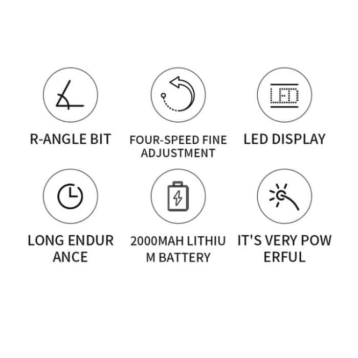VGR VGR-282 4-Gang-Feineinstellung Digitalanzeige USB Elektrischer Haarschneider, VGR-282 – Bild 5