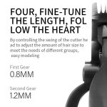 VGR VGR-282 4-Gang-Feineinstellung Digitalanzeige USB Elektrischer Haarschneider, VGR-282 – Bild 7