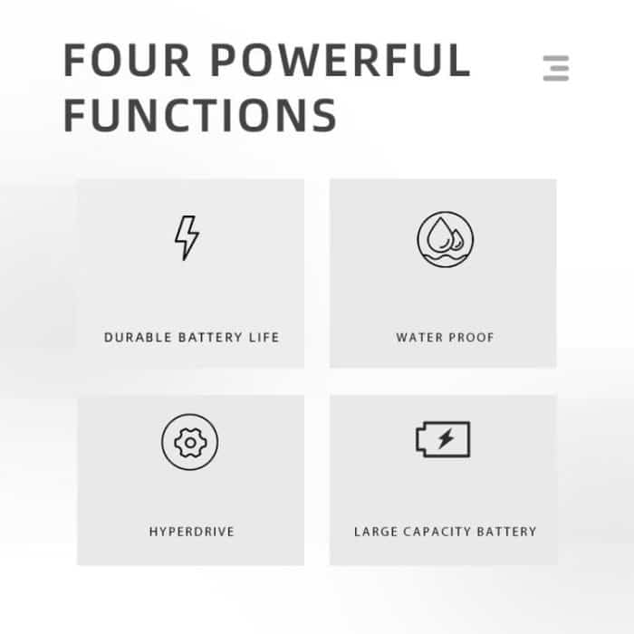 VGR V-310 Digitalanzeige Dreiklingen IPX7 Elektrorasierer, V-310 – Bild 3