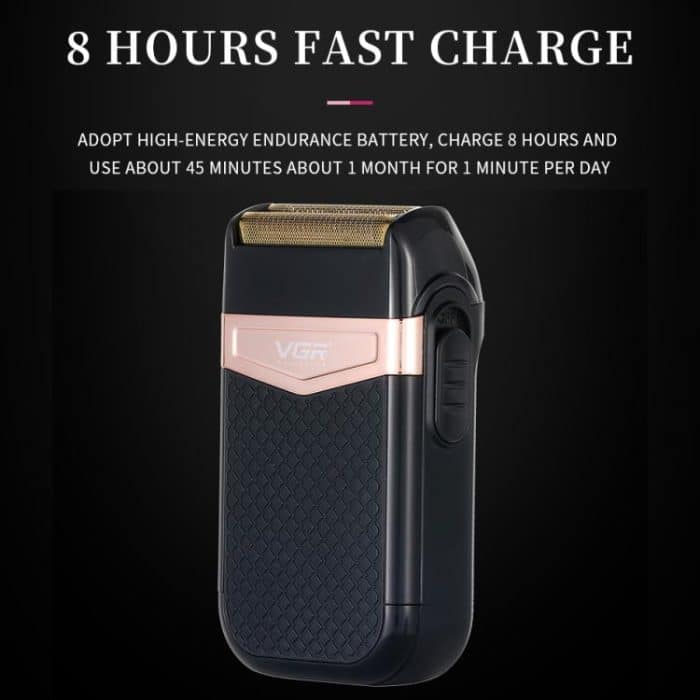 VGR V-331 Elektrorasierer mit 2 Schneidköpfen und Hin- und Herbewegung, IPX4, V-331 – Bild 7