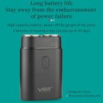 VGR V-341 Tragbarer Elektrorasierer mit rotierendem 2-Schneidkopf, V-341 – Bild 9