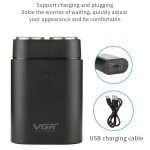 VGR V-341 Tragbarer Elektrorasierer mit rotierendem 2-Schneidkopf, V-341 – Bild 10