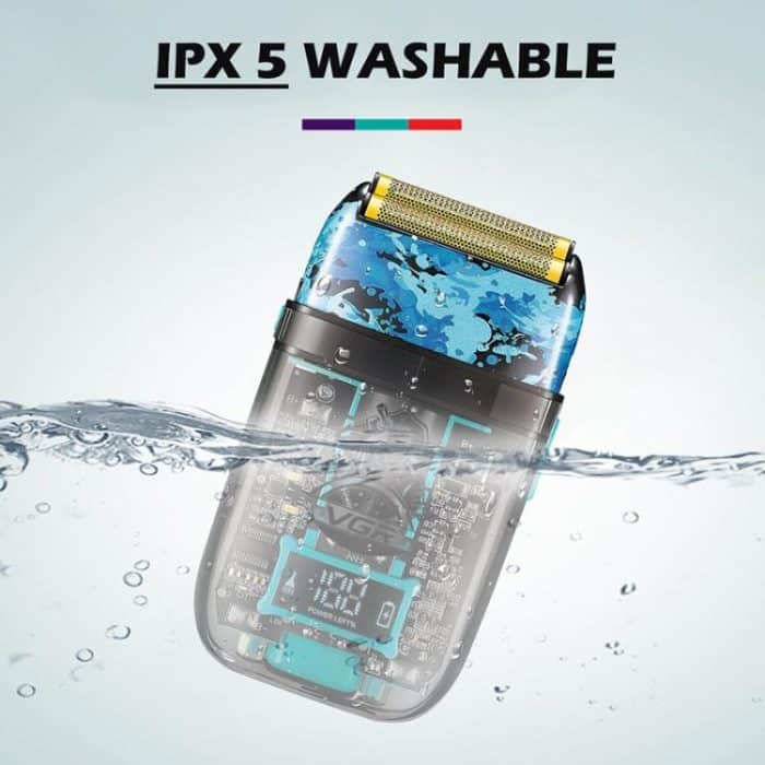 VGR V-352 Tragbarer elektrischer Folienrasierer mit Doppelschneidkopf, V-352 – Bild 5