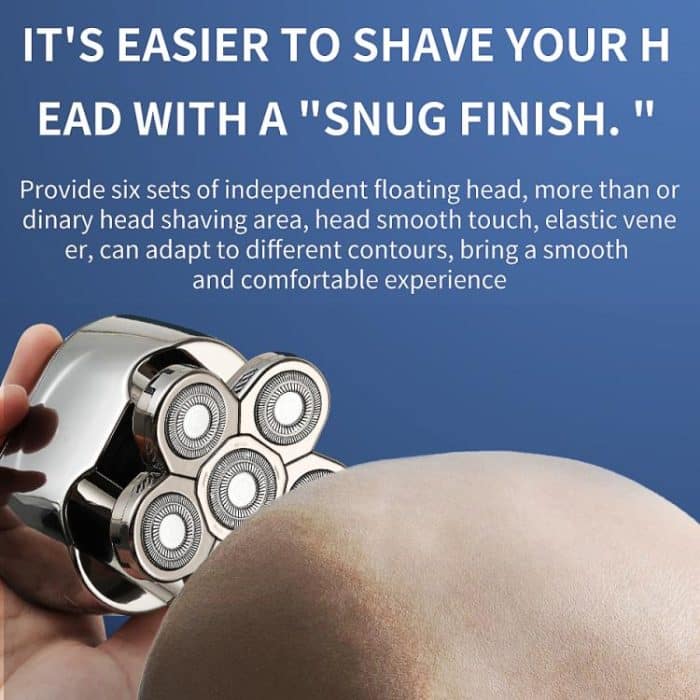 VGR V-395 Elektrorasierer mit sechs Schneidköpfen und IPX6, V-395 – Bild 9