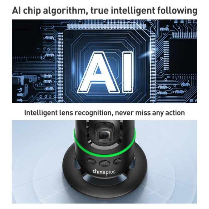 Lenovo Thinkplus H1C 360 Degree Face Recognition Smart AI Tracking Gimbal, H1C – Bild 3