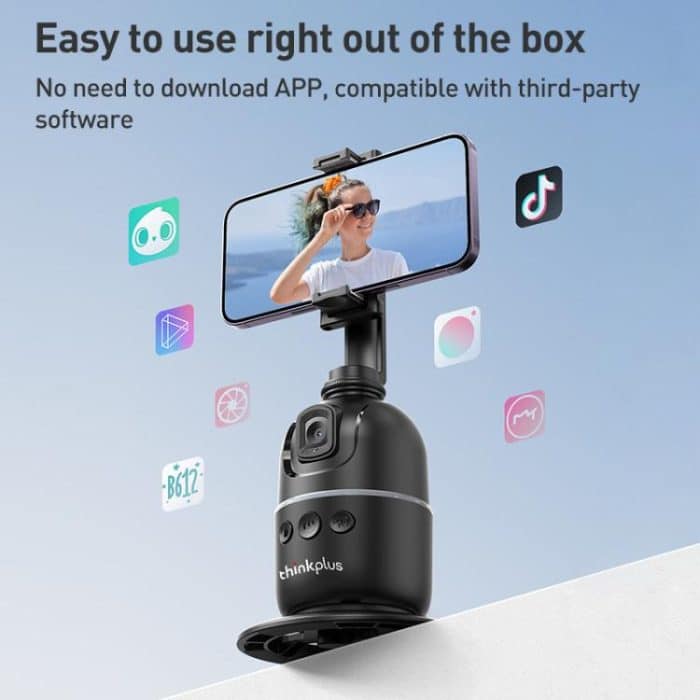 Lenovo Thinkplus H1C 360 Degree Face Recognition Smart AI Tracking Gimbal, H1C – Bild 4