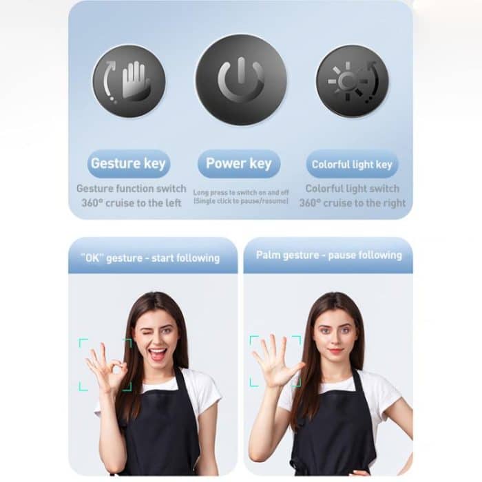 Lenovo Thinkplus H1C 360 Degree Face Recognition Smart AI Tracking Gimbal, H1C – Bild 5