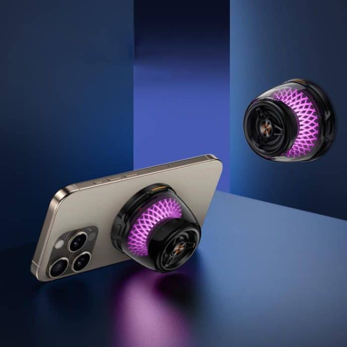 R9 Portable RGB Light Smart Bluetooth Speaker Magnetic Phone Holder Wireless Charger, R9 (Black), R9 (White) – Bild 2