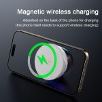 R9 Portable RGB Light Smart Bluetooth Speaker Magnetic Phone Holder Wireless Charger, R9 (Black), R9 (White) – Bild 7