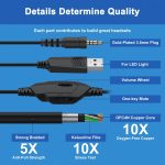 KOTION EACH GS450 Omni-directional Esports Headset with Mic, Length: About 1.9m – Bild 8