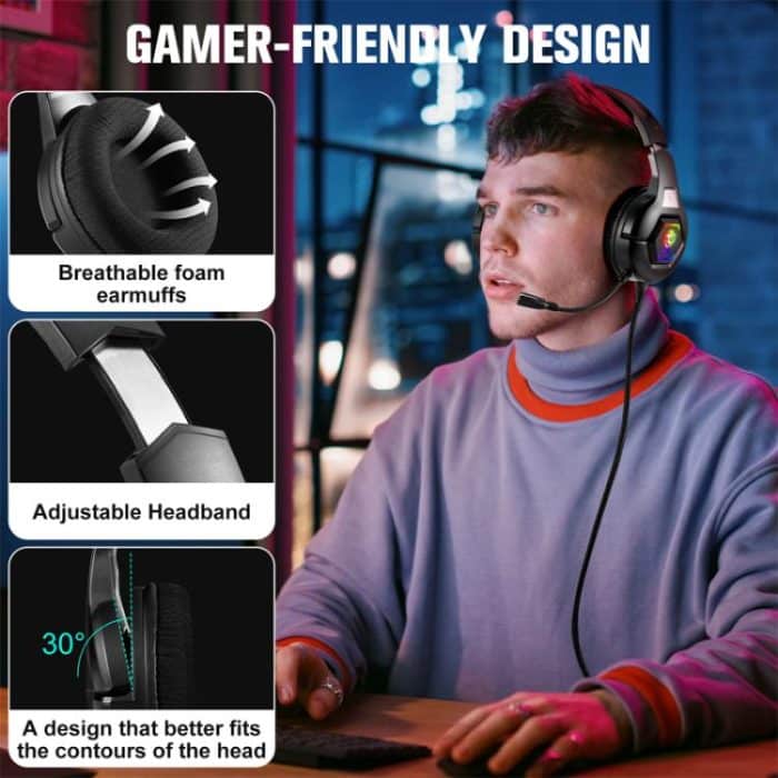 SoulBytes S100 Omni-directional Microphone Esports Headset, Length: About 1.9m – Bild 4