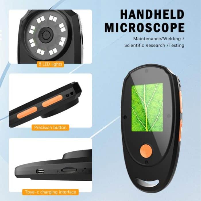 CPL-05-0011 2MP 2 inch HD Screen Handheld Digital Microscope 500X Magnification, CPL-05-0011 – Bild 4