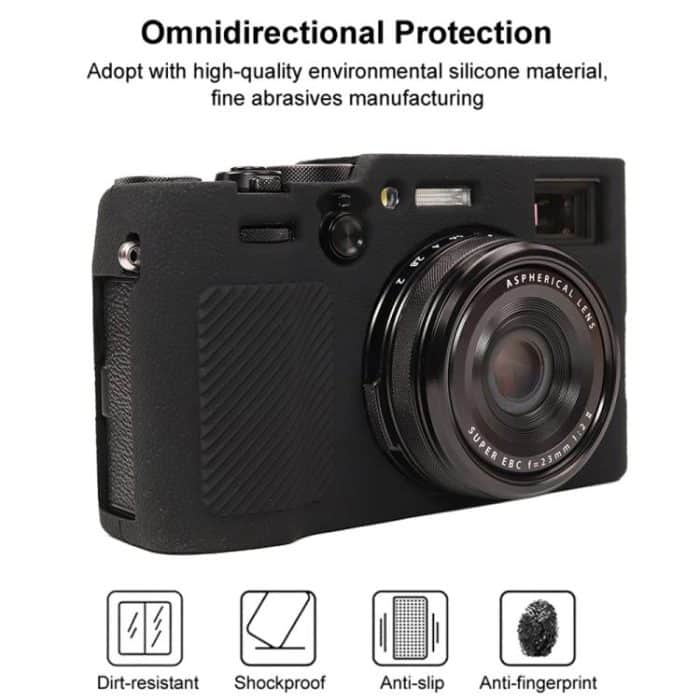 Litchi Texture Soft Silicone Protective Case, For FUJIFILM X100VI – Bild 4