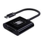 2 in 1 SD + TF Card Slot Reader, Type-C, USB+8 Pin