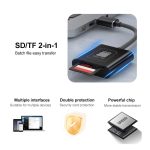 2 in 1 SD + TF Card Slot Reader, Type-C, USB+8 Pin – Bild 3