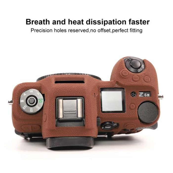 Litchi Texture Soft Silicone Protective Case, For Nikon Z6III – Bild 5