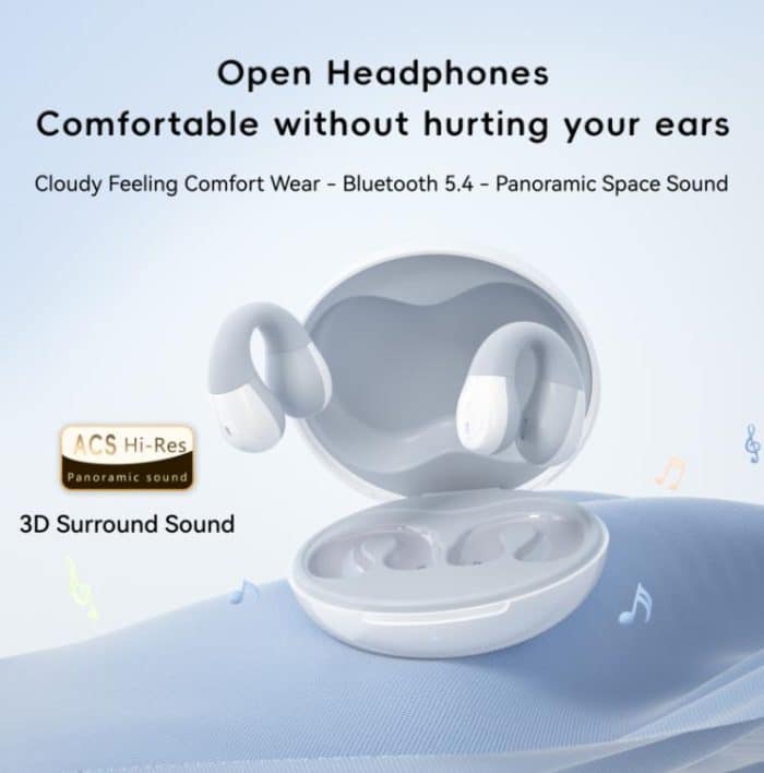 F13 Ear-Hook Noise Reduction 13mm Moving Coil HIFI BT 5.4 Wireless Earphones – Bild 3