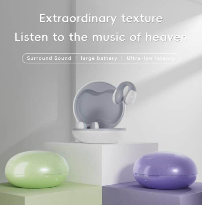 F13 Ear-Hook Noise Reduction 13mm Moving Coil HIFI BT 5.4 Wireless Earphones – Bild 7