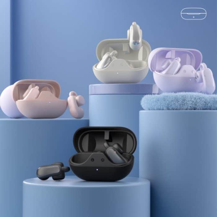 F18 Ear-Hook ANC Noise Reduction Air Conduction HIFI BT 5.4 Wireless Earphones, F18 (Black), F18 (White), F18 (Purple) – Bild 9