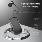 K68 Card Business Collar Clip Type Single Ear Bluetooth Earphones – Bild 5