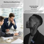 K68 Card Business Collar Clip Type Single Ear Bluetooth Earphones – Bild 8