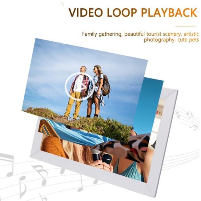 13.3 inch LCD Display Cloud Photo Frame 1G+32GB 3126C Quad-Core CPU Android 6.0, EU Plug, US Plug, UK Plug, AU Plug – Bild 3