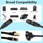 XLR 5 Pin Male to RJ45 Female Audio Cable, Length: 30cm, Male to RJ45 Female – Bild 6