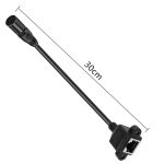 XLR 5 Pin Female to RJ45 Female Audio Cable, Length: 30cm, Female to RJ45 – Bild 3