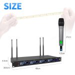 M6604S-H Diversity Drahtloses Mikrofonsystem 4-Kanal UHF Handmikrofon – Bild 13