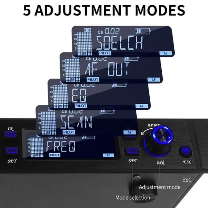 M6604S-H Diversity Drahtloses Mikrofonsystem 4-Kanal UHF Handmikrofon – Bild 5