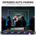 M6604S-H Diversity Drahtloses Mikrofonsystem 4-Kanal UHF Handmikrofon – Bild 6