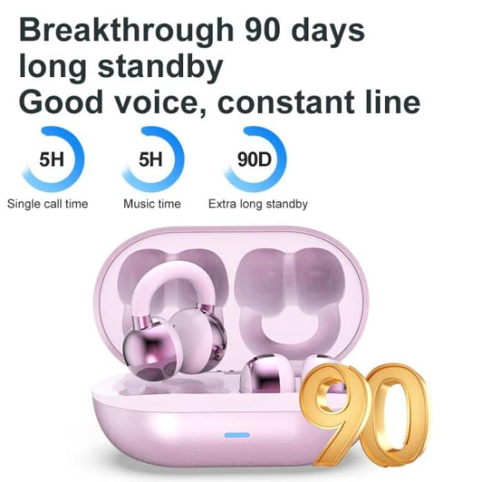 F11 Ear-hook Bone Conduction Wireless Bluetooth Earphone, F11 (White), F11 (Pink), F11 (Black) – Bild 6