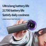 HX-F369 LED Digital Display High Speed Handheld Fan – Bild 5