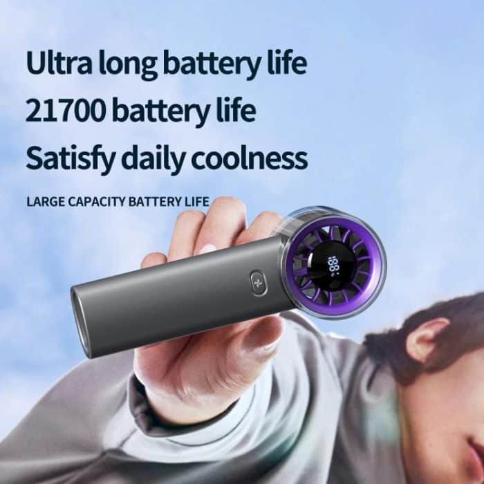 HX-F369 LED Digital Display High Speed Handheld Fan – Bild 5