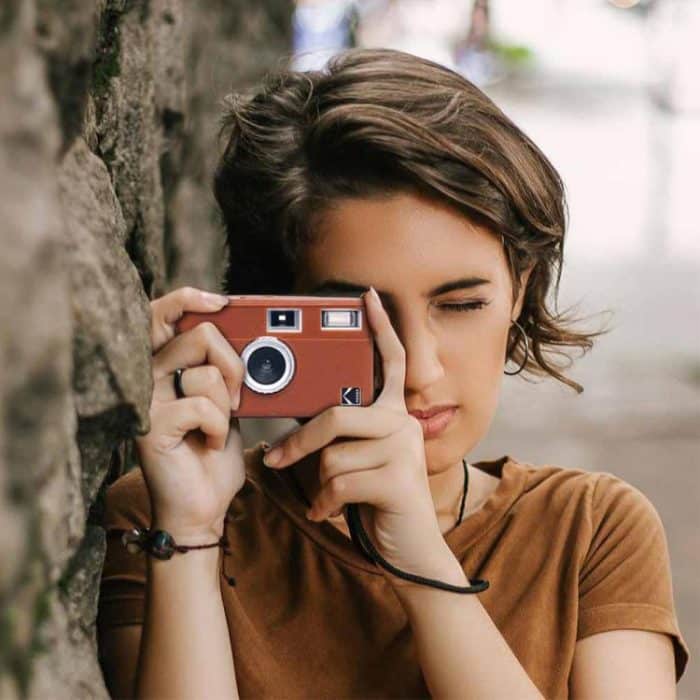 Litchi Texture Soft Silicone Protective Case, For Kodak EKTAR H35 – Bild 3