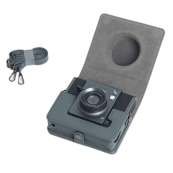 Full Body Leather Camera Case Bag with Strap, For FUJIFILM instax WIDE Evo – Bild 3