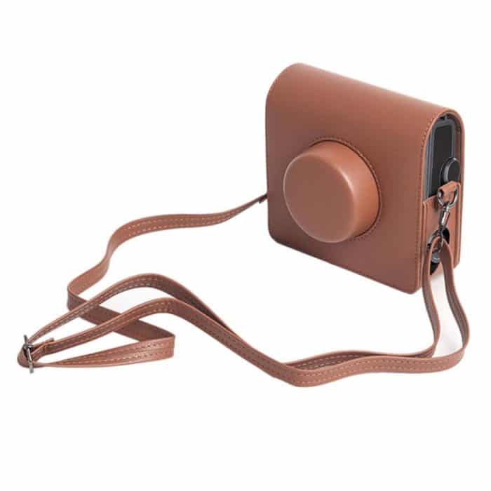 Full Body Leather Camera Case Bag with Strap, For FUJIFILM instax WIDE Evo – Bild 4