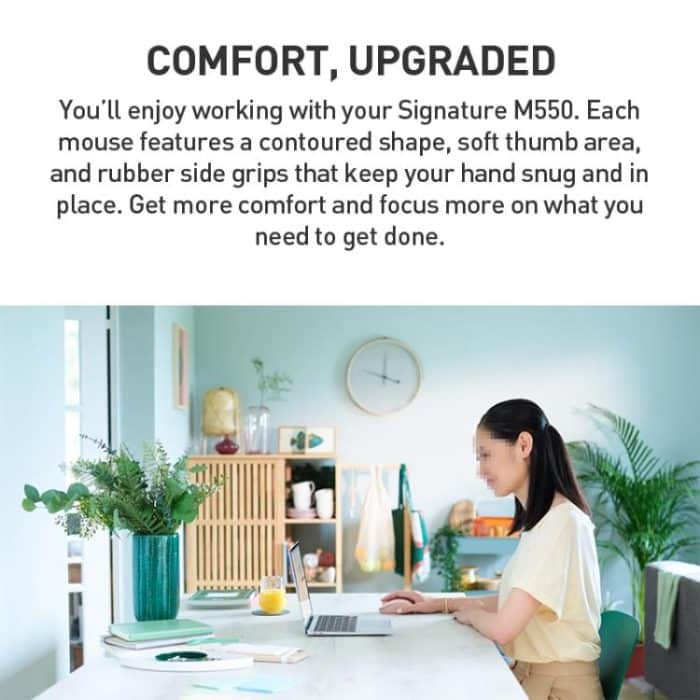 Logitech M550 Bluetooth 2.4G Wireless Dual Mode Silent Mouse, M550 – Bild 4