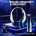 KOTION EACH GS400 Ultra Over Ear Bluetooth Wired 2.4GHz Tri-mode Gaming Headset, GS400 Ultra – Bild 3