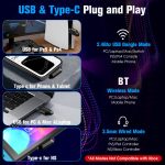 KOTION EACH GS400 Ultra Over Ear Bluetooth Wired 2.4GHz Tri-mode Gaming Headset, GS400 Ultra – Bild 7