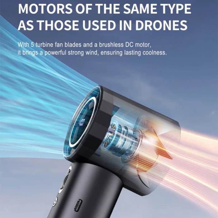 Onten F10 100-speed High-speed Turbine Handheld Fan – Bild 5