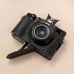 Buffalo Texture PU Leather Camera Half Case Base, For FUJIFILM X100VI