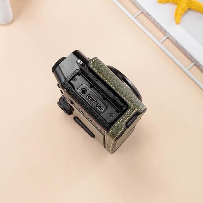 Buffalo Texture PU Leather Camera Half Case Base, For FUJIFILM X100VI – Bild 6
